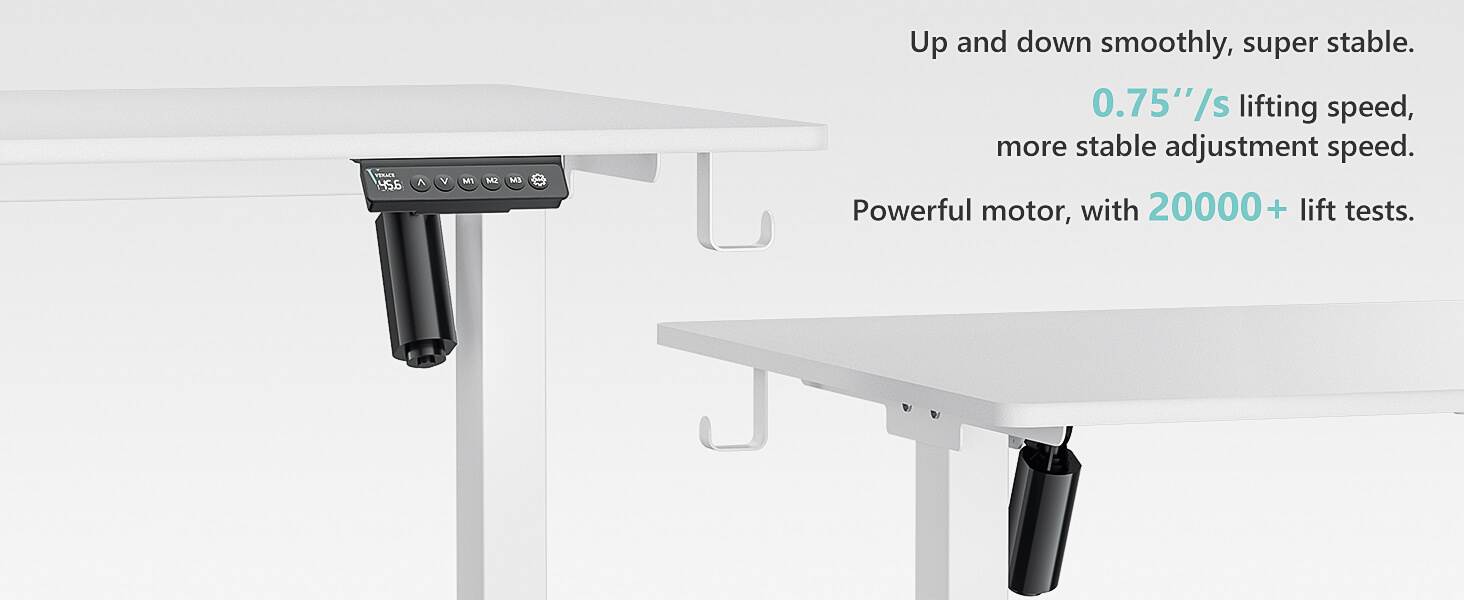 height adjustable desk functionality